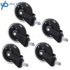 Oasis Set of 5 3 inch Office Chair Caster Rubber