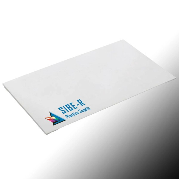Sibe Polymers (5 Pack) WHITE STYRENE POLYSTYRENE PLASTIC SHEETS .010"