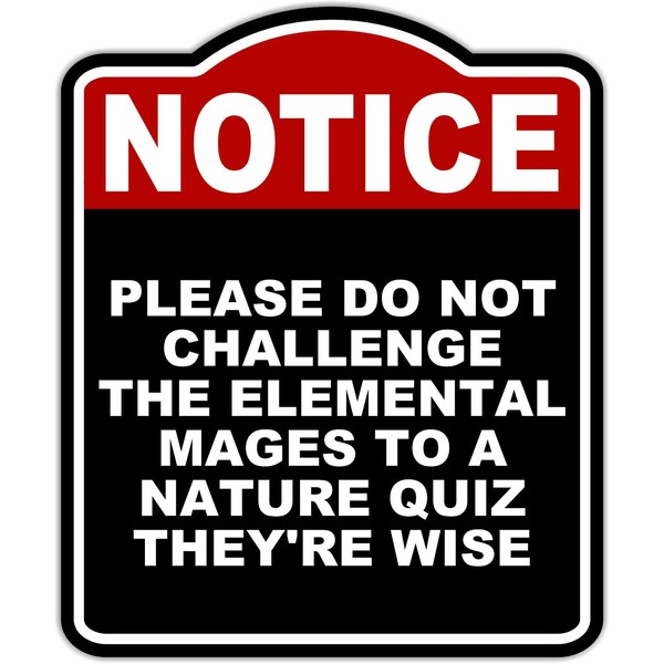 PLEASE DO NOT CHALLENGE THE ELEMENTAL MAGES TO A NATURE