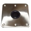 Spring-Lock Base Square SS Satin