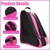 FIBOUND Roller Skate Bag, Oxford Fabric, Pink, 15.35 x 7.87