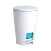 TATAY 4434913 Diabolo Bathroom Bin, Polypropylene, Turquoise, One Size
