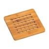 Kesper Trivet 19x19cm of Bamboo, Brown, 19 x 19 x