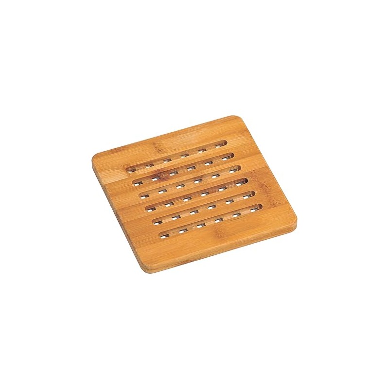 Kesper Trivet 19x19cm of Bamboo, Brown, 19 x 19 x