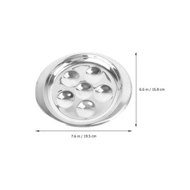 DOITOOL 1 set Escargot Plate Forks Tongs Kitchen Utensils Home Restaurant Hotel Food Dish Tableware Snails Dishwasher