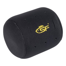 SF Neoprene Conventional Reel Covers Round Reel Case with 6 breathing holes, L Size