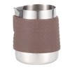 350ml Stainless Steel Milk Frothing Cup Anti-Scald Silicone Coffee Pitcher