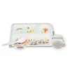 Cartoon Bamboo Toddler Plate Lovely Divided Bamboo Kids Dinnerware Set