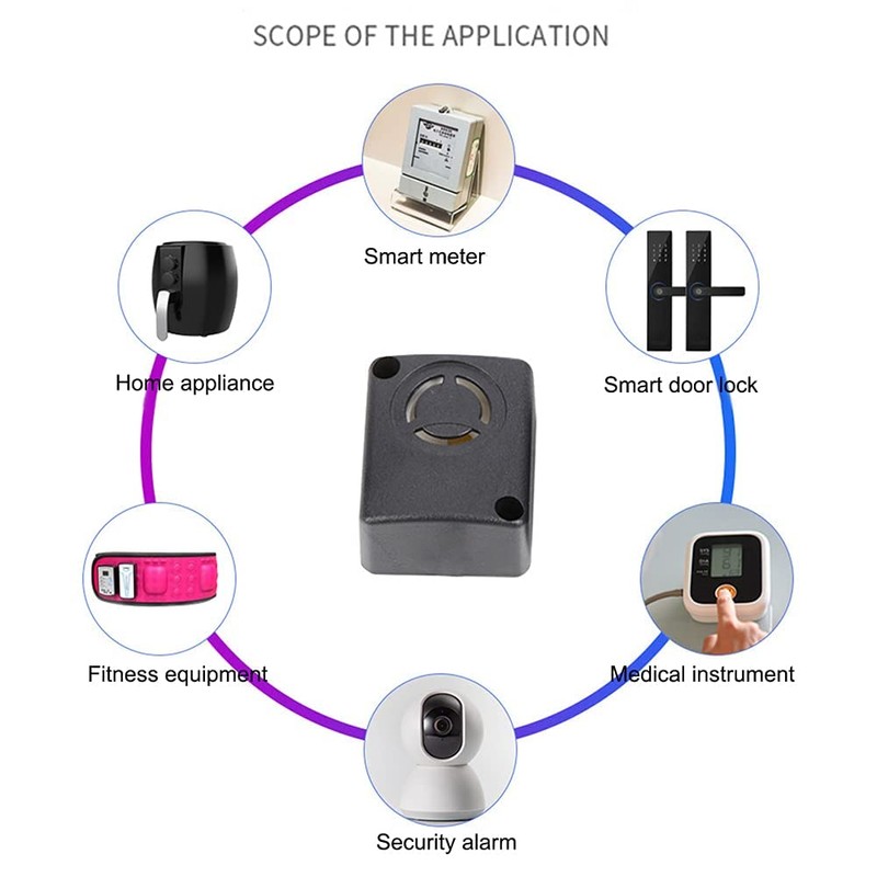 zalati Mini Piezo Alarm 110dB 12V Miniature Siren AntiTheft HighDecibel