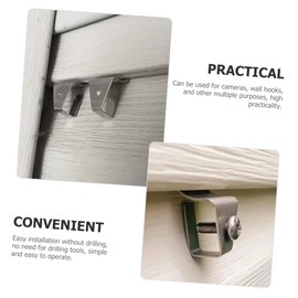 TEHAUX 10pcs Vinyl Siding Hooks Heavy Duty Clips for Outdoor Hanging No Drill Required for Cameras and Decorations Vinyl Siding Hangers