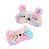MIU&RMH Cute Eye Mask, Cat Rabbit, Set of 2 Types,