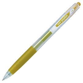 Pilot 626025 Pop'Lol Gel Pen, Nib Size 0.7 mm, Metallic Gold