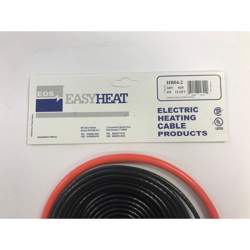 EGS Easy Heat HB04-2 Cold Weather and Pipe Heating Cable