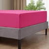 AMEHA Double Fitted Sheet - Pink Bed Sheets Extra Deep