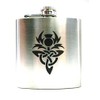 Art Pewter Luxury 6oz Stainless Steel Scottish Hip Flask -