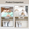 12pcs Clothes Hangers Space Savers,Space-saving connecting hooks for clothes hangers,New