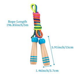 Ogetok Jump Rope Adjustable, Adult Athletic Fitness Exercise Jumping Rope