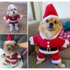 Christmas Dog Santa Costume Outfit, Xmas Puppy Santa Claus Clothes