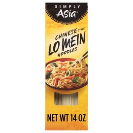 Simply Asia Lo Mein Noodles, Chinese Style, No MSG, For Cold Noodle Soups, Vegetable Lo Mei, Chicken Lo Mein & Stir-Fries, 14 oz