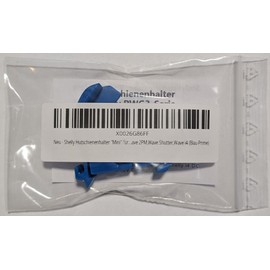 "Mini" DIN Rail Holder for 18 Shellys: 1 Gen3,1PM Gen3,2PM Gen3,i4 Gen3,Plus 1,Plus 1PM,Plus 2PM,Plus i4,Plus 0-10V Dimmer,Wave 1,Wave 1PM,Wave 2PM,Wave Shutter,Wave i4 (Red)