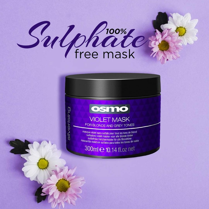 Osmo Silverising Violet Mask for Blonde and Grey Tones 10.14