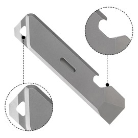 Pry Bar Titanium EDC Pry Bar Pry Bar with Bottle Opener Function for Outdoor Camping Tool