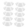 minkissy Hair Cutting Eye Shields 100pcs Plastic Eye Guards Shower