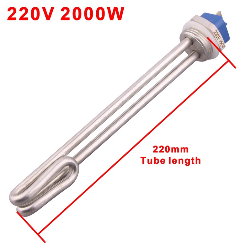 DERNORD 1 Inch Heating Element Short Folding Type Electrical Brewing