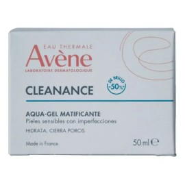 Aqua Gel Matificante Avène Cleanance 50 ml Piel Grasa
