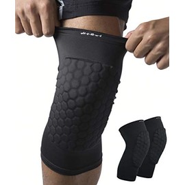 HiRui Knee Pads for Kids Youth Adult, Basketball Baseball Knee Brace Knee Support, Collision Avoidance Kneepad Compression Knee Sleeve for Volleyball 