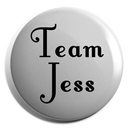Hippowarehouse Team Jess Badge Various Sizes 38mm 50mm 75mm
