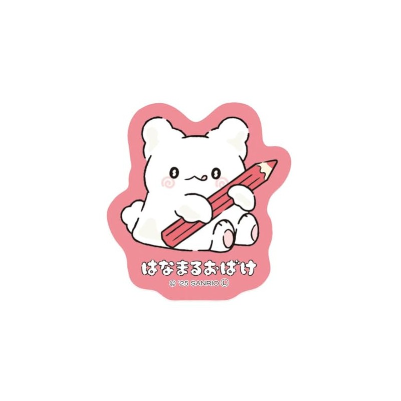 Hanamaru Ghost [Die Cut Sticker] Sticker/Akaenpitsu Sanrio