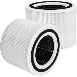 For Levoit 2x Core 300 Replacement Air Purifier HEPA Filter for Levoit 300S, 300-RF, 350-RF