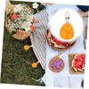 Cabilock 4Pcs Tablecloth Weights Clips Waterdrop Decorative Tablecloth Pendants Windproof