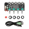 4 Way Stereo Mixer Board 4 In 1 Out Adjustable