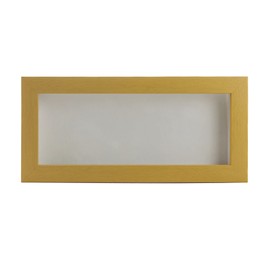 4x10 Shadow Box Frame Traditional Natural 15/16" Deep | 1" Depth of Usable Space | Interior Size 4x10 or 10x4 in| UV Resistant Acrylic, Acid-Free Backing, Wall Hangers | Made in USA
