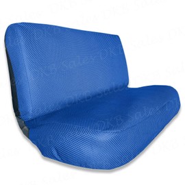 C.P.R. New Universal Full Size Bench Truck Seat Cover Fits Dodge, Ford, Chevy (Blue Mesh)