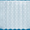 Piazza White Great Value Semi Plain Net Curtain Sold By