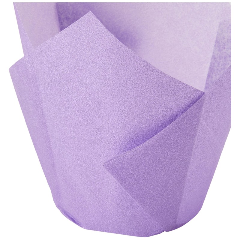 Scrumptious Sprinkles Tulip Muffin Wraps, Paper, 50x50x80mm