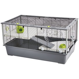 MidWest Homes for Pets Hamster Nation Hamster Home, Jumbo Hamster Cage Measures 38.2L x 22.6W x 15.4H inches and Provides for 676 Sq. inches of Unbroken floorspace, Includes All Accessories