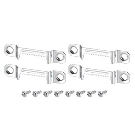 DTGN 43mm Saw Tooth Picture Hangers Double Hole with Screws - 20 Pcs - Good for Hanging Paintings Picture - Frame Hook Photos
