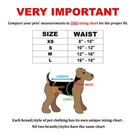 FunnyDogClothes Pack - 2pcs Washable Male Dog Diapers Belly Band Wrap Cotton Waterproof Leak Proof for Small Pet