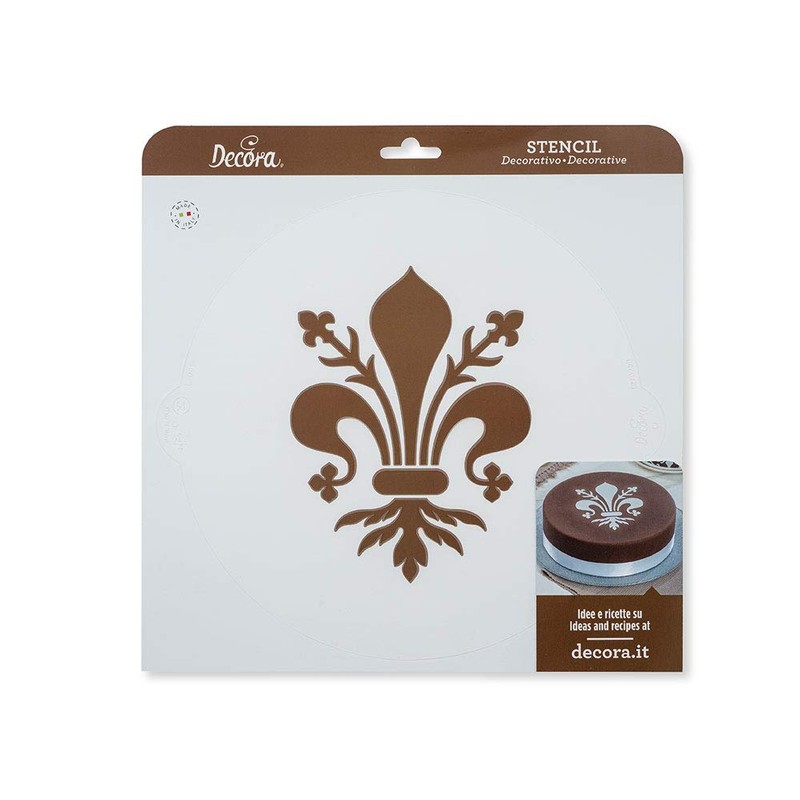 DECORA 9270950 Stencil Lily, Diameter 25 cm