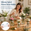 2 Pcs Silicone Flower Arranging Grid, Reusable Fits 3-4" Vase