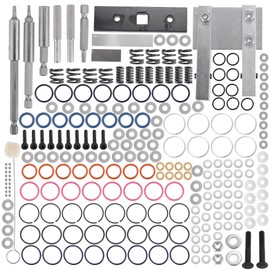 Hihaha 7.3L Injector Rebuild Kit with Vice Clamp, Special Tools, Springs & O-Ring Seal Kit for Ford 7.3L 1994-2003 / Durable / 1 Set