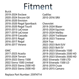 Leolarmen Passenger Side Power Seat Switch Compatible with Buick Enclave Regal Chevy Silverado Malibu Camaro Cruze Equinox Traverse GMC Sierra Acadia, Right Side Seat Controller for 12451498