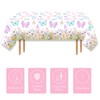 LetDec 6 Pack Butterfly Tablecloth Birthday Party Decorations for Spring