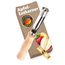 Menz Apple Corer with Wooden Handle and Stainless Steel Blade 1 Piece