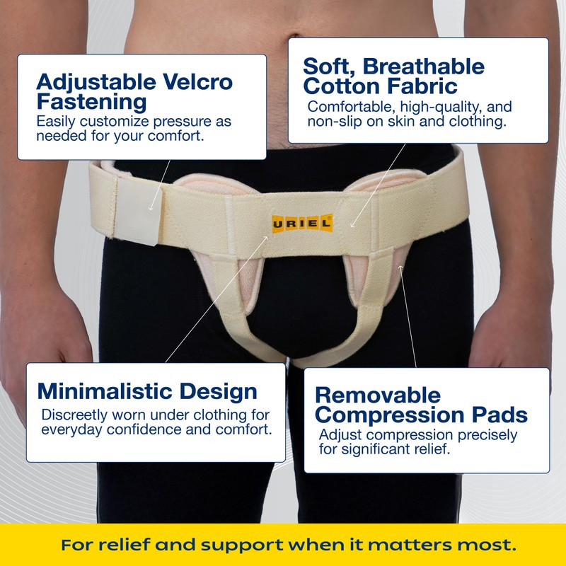 URIEL Double Sided Inguinal Hernia Belts for Men – Hernia