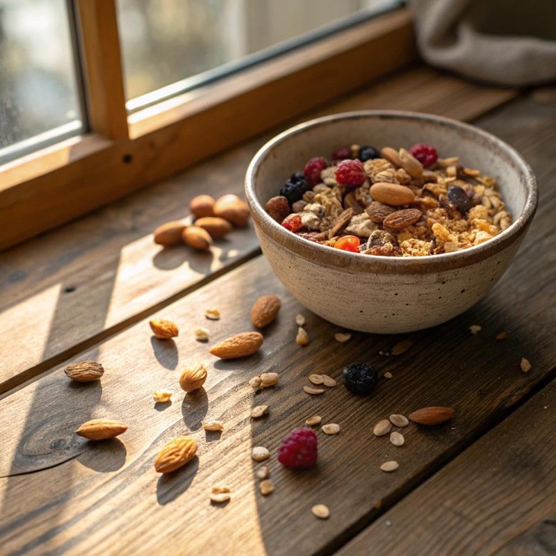 Cascadian Farm Organic Granola, Fruit and Nut Cereal, Resealable Pouch,
